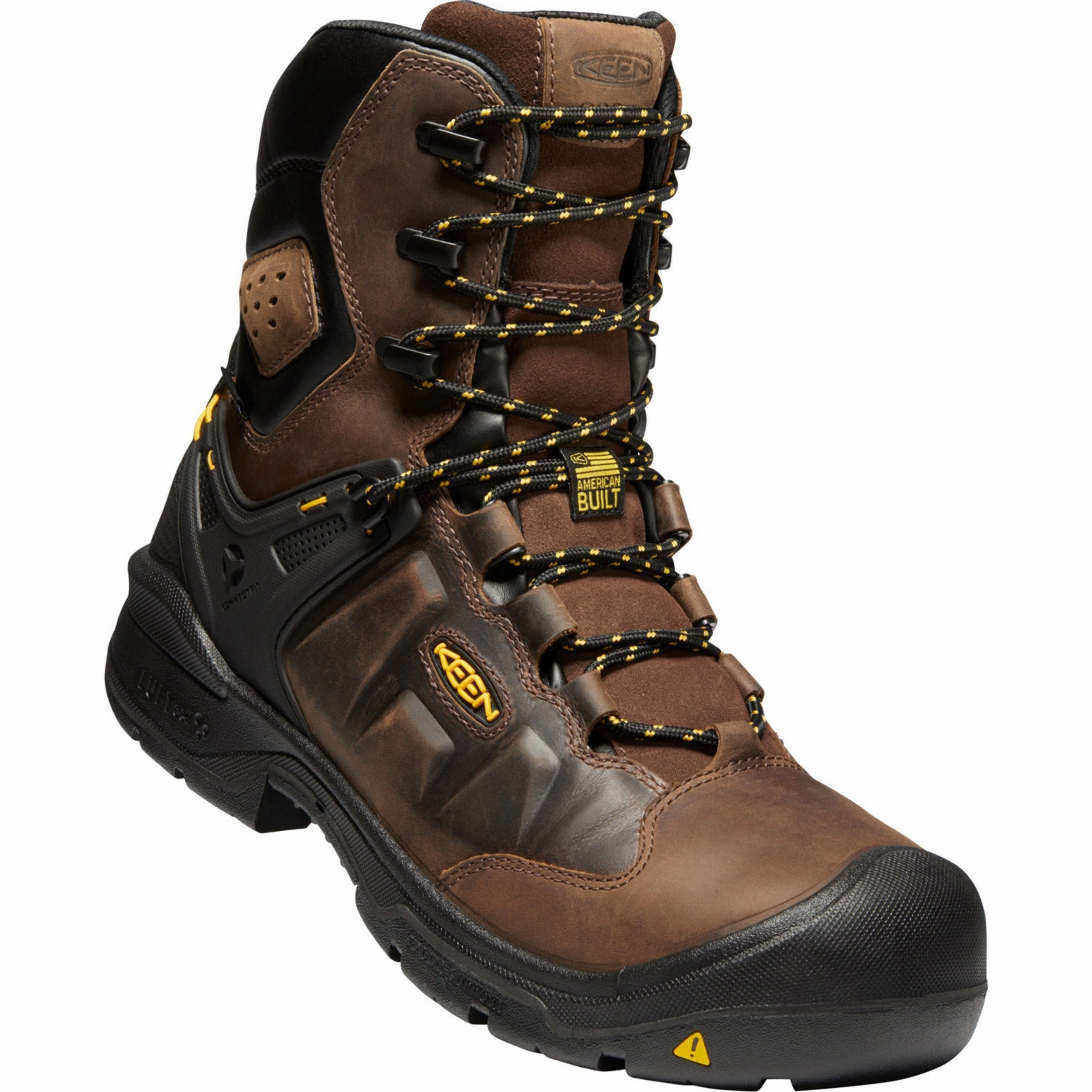 KEEN DOVER 8" INSULATED WATERPROOF CARBON-FIBER TOE WIDE Keen Work safety shoes with steel toe