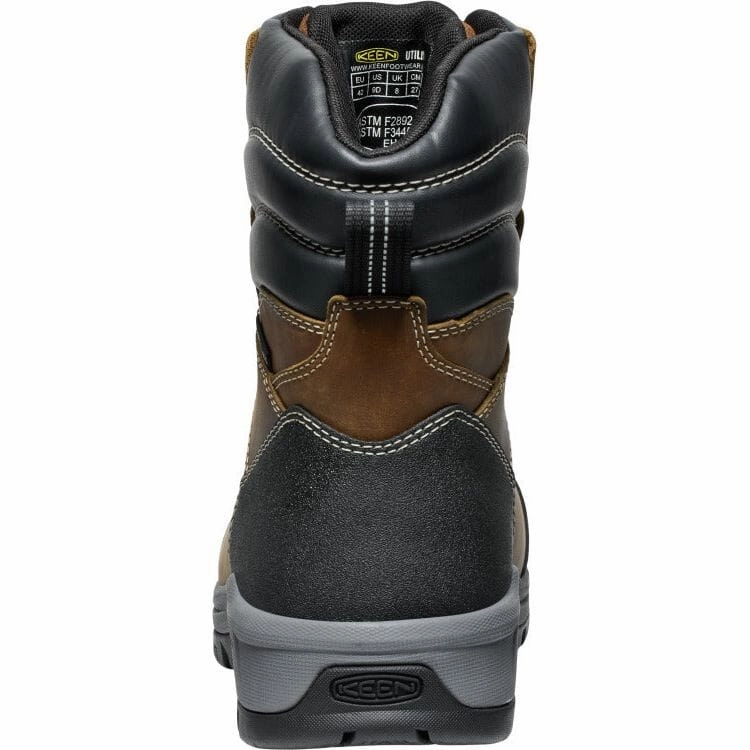 KEEN EVANSTON 8" INSULATED WATRPROOF SOFT TOE BOOT MEN'S MEDIUM AND WIDE Keen Work safety-focused work boots