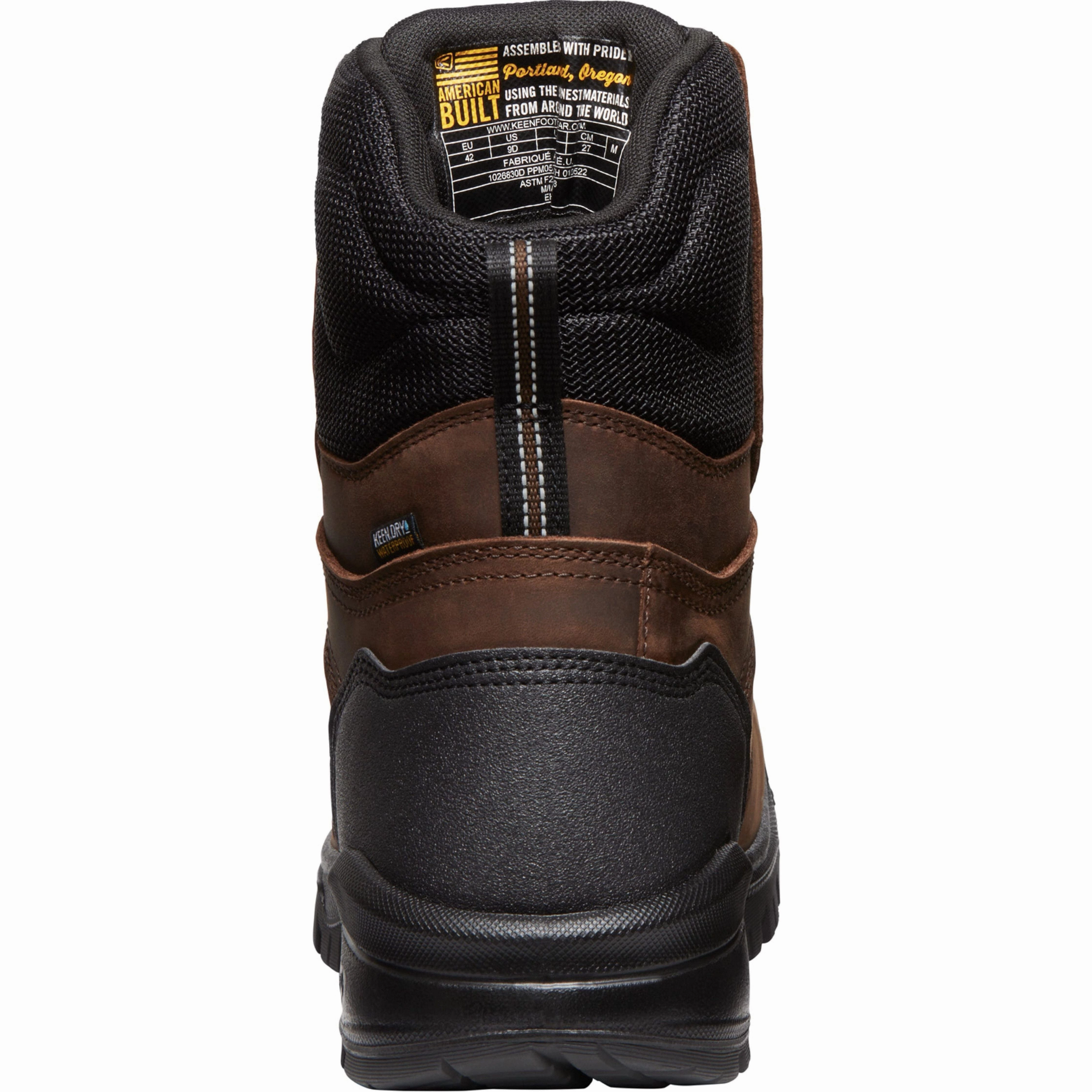 KEEN INDEPENDENCE 8" INSULATED WATERPROOF BOOT (CARBON FIBER TOE) MEN'S - FINAL SALE! Keen Work safety-focused work boots