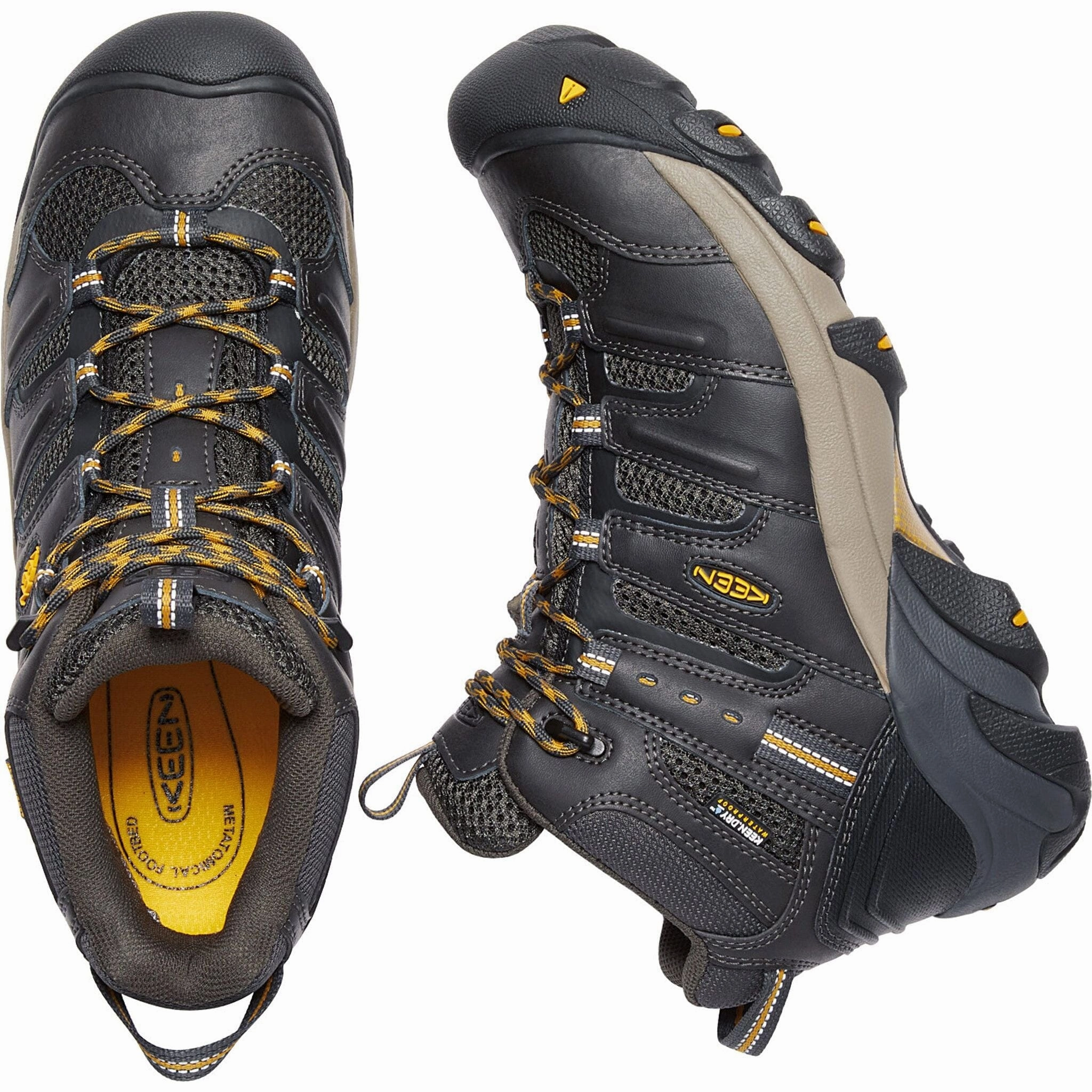 KEEN LANSING MID WATERPROOF (STEEL TOE) MEN'S Keen Work safety-focused work boots