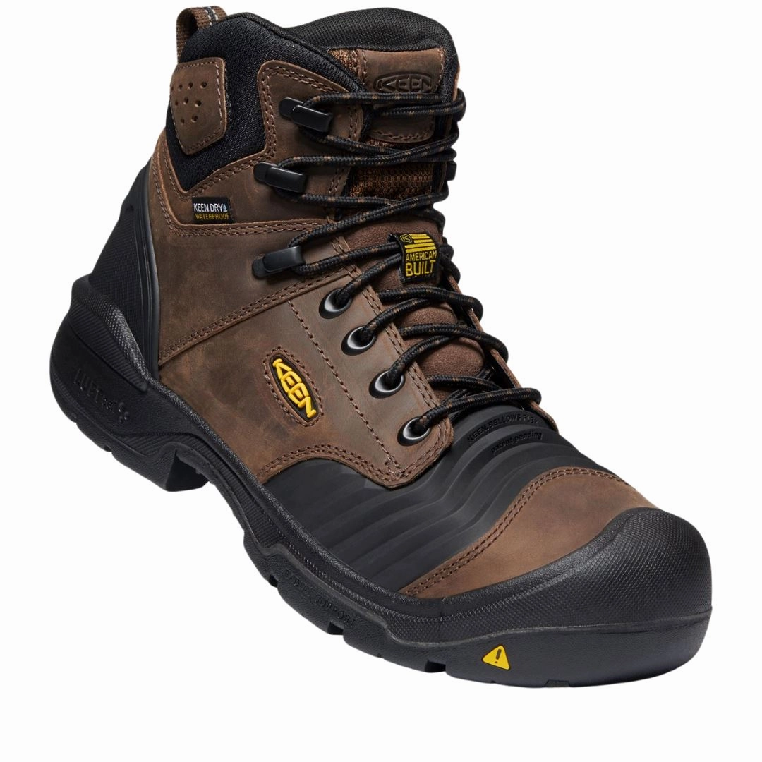 KEEN PORTLAND 6" WATERPROOF (CARBON FIBER TOE) MEN'S - FINAL SALE! Keen Work safety shoes with steel toe