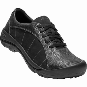 KEEN PRESIDIO WOMEN'S BLACK/MAGNET Keen waterproof hiking shoes for trails