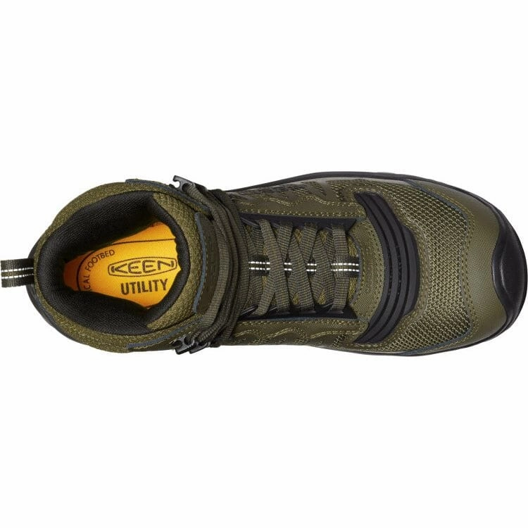 KEEN RENO MID WATERPROOF CARBON FIBER TOE MEN'S MEDIUM AND WIDE Keen Work safety-focused work boots