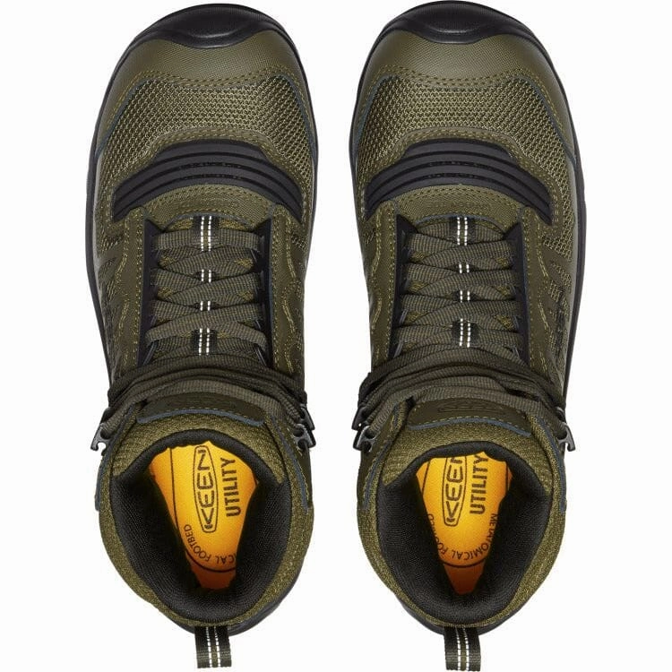 KEEN RENO MID WATERPROOF CARBON FIBER TOE MEN'S MEDIUM AND WIDE Keen Work safety-focused work boots