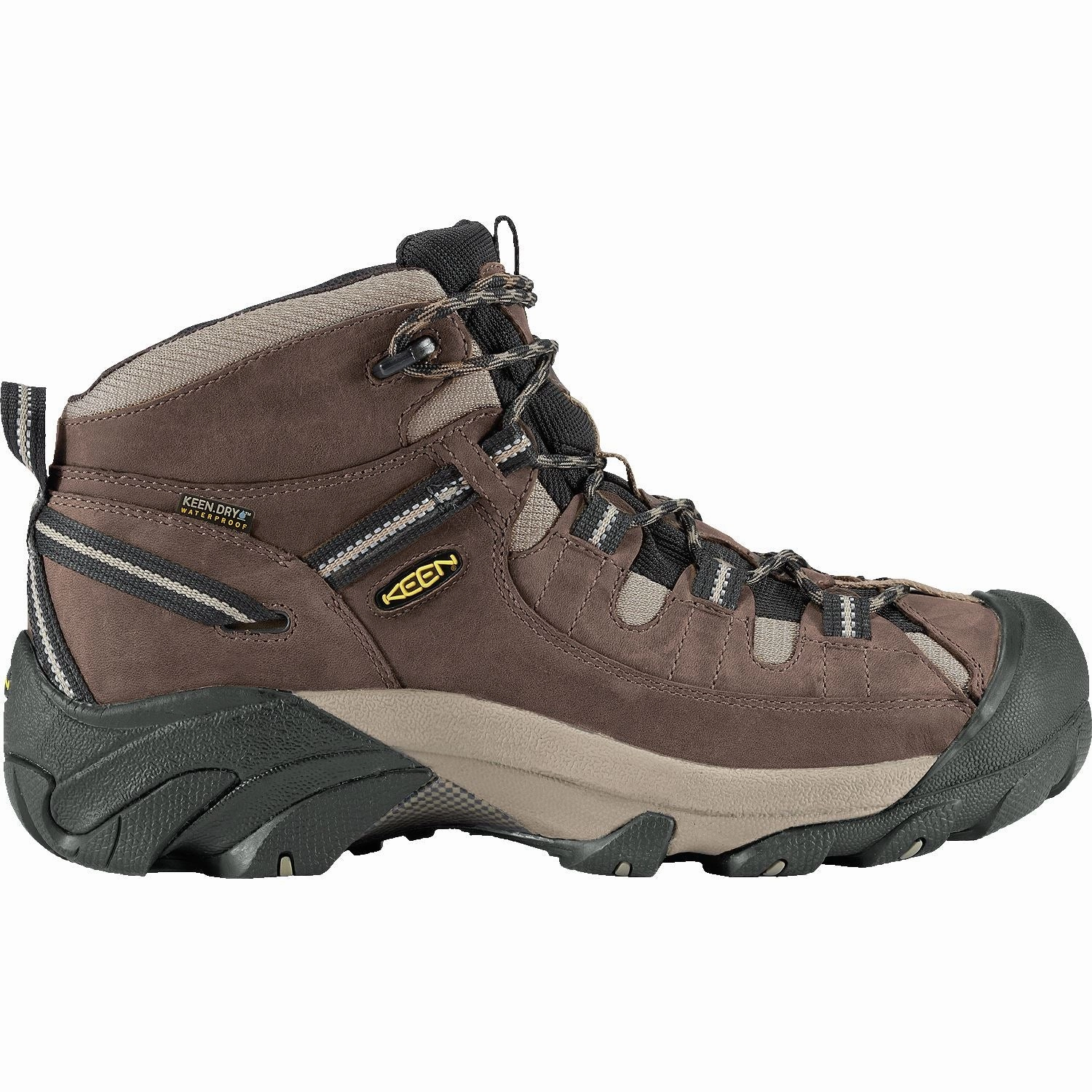 KEEN TARGHEE II MID WP MEN'S SHITAKE WIDE Keen versatile adventure footwear