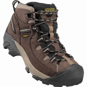KEEN TARGHEE II MID WP MEN'S SHITAKE WIDE Keen waterproof hiking shoes for trails