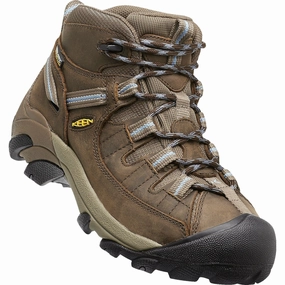KEEN TARGHEE II MID WP WOMEN'S SLATE Keen waterproof hiking shoes for trails
