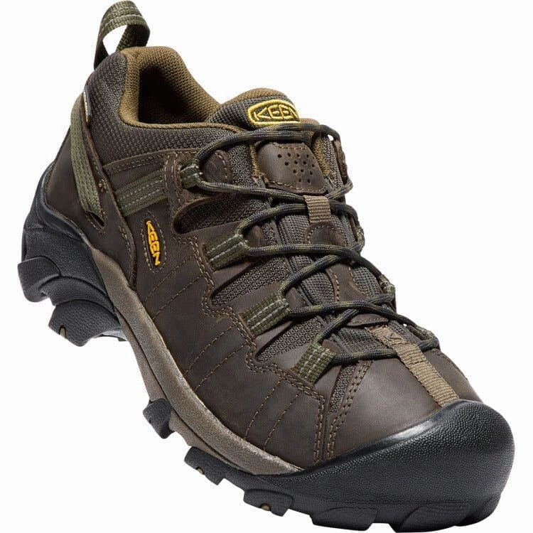 KEEN TARGHEE II WATERPROOF MEN'S MEDIUM AND WIDE Keen waterproof hiking shoes for trails