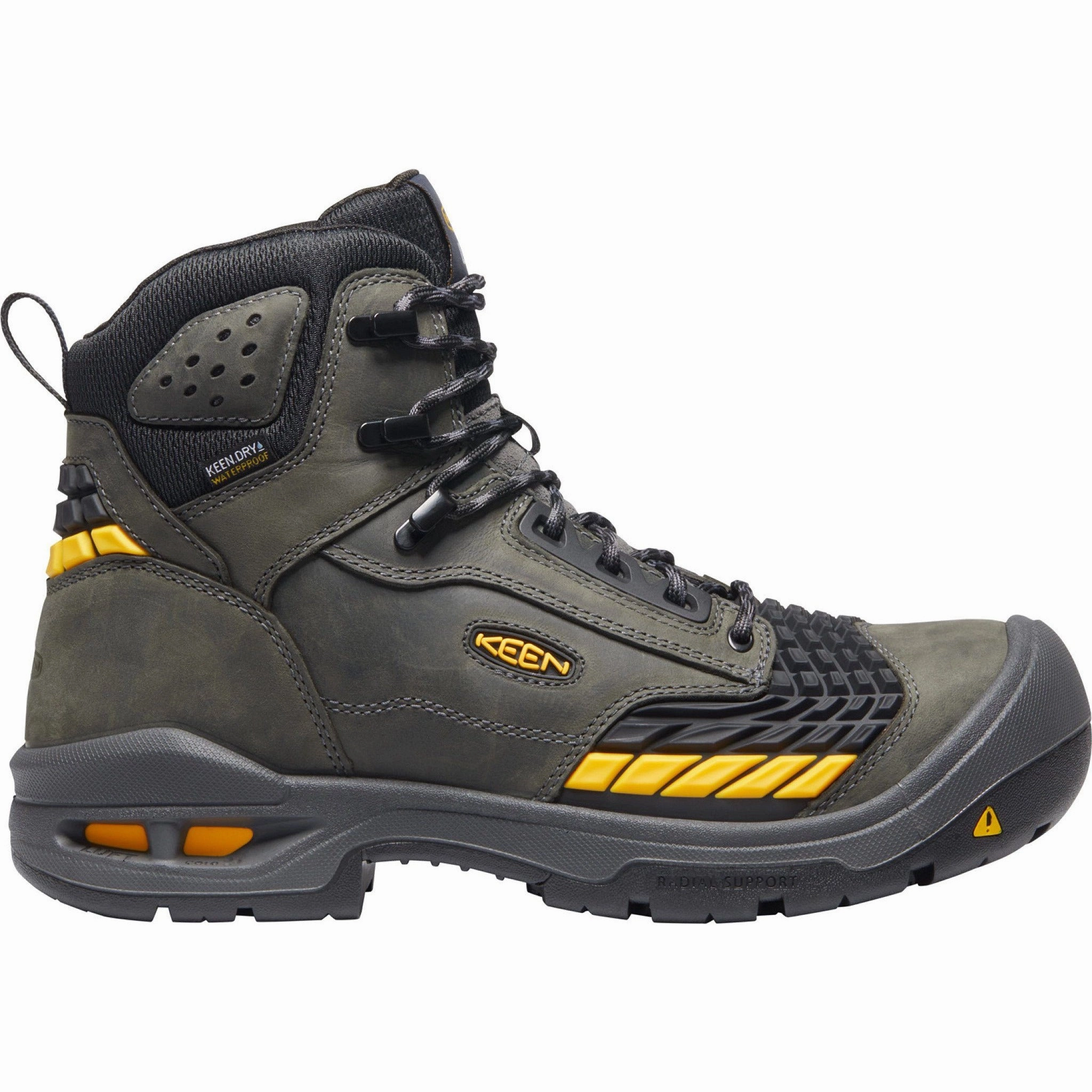 KEEN TROY 6" WATERPROOF CARBON-FIBER TOE MEN'S - FINAL SALE! Keen Work safety-focused work boots