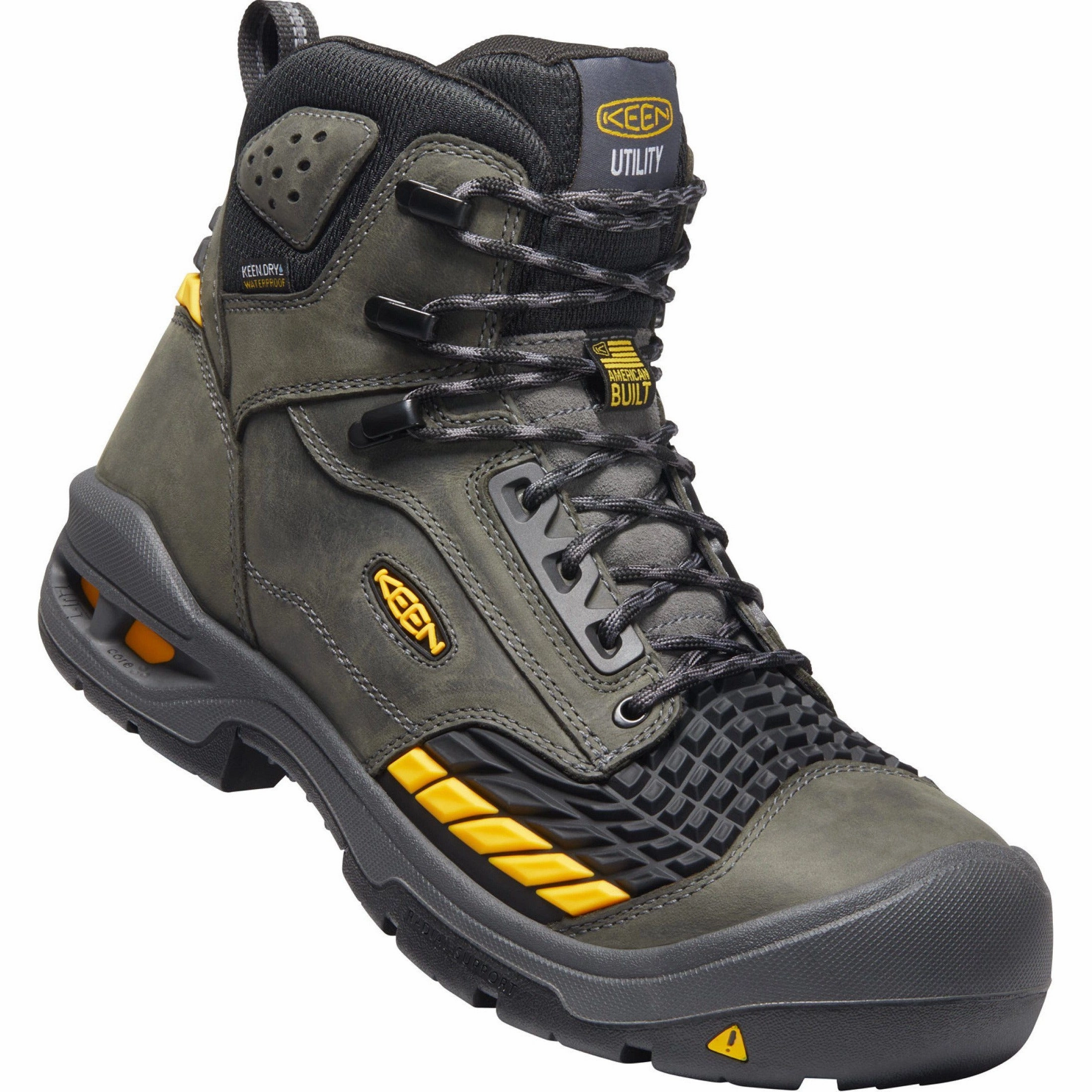 KEEN TROY 6" WATERPROOF CARBON-FIBER TOE MEN'S - FINAL SALE! Keen Work safety shoes with steel toe