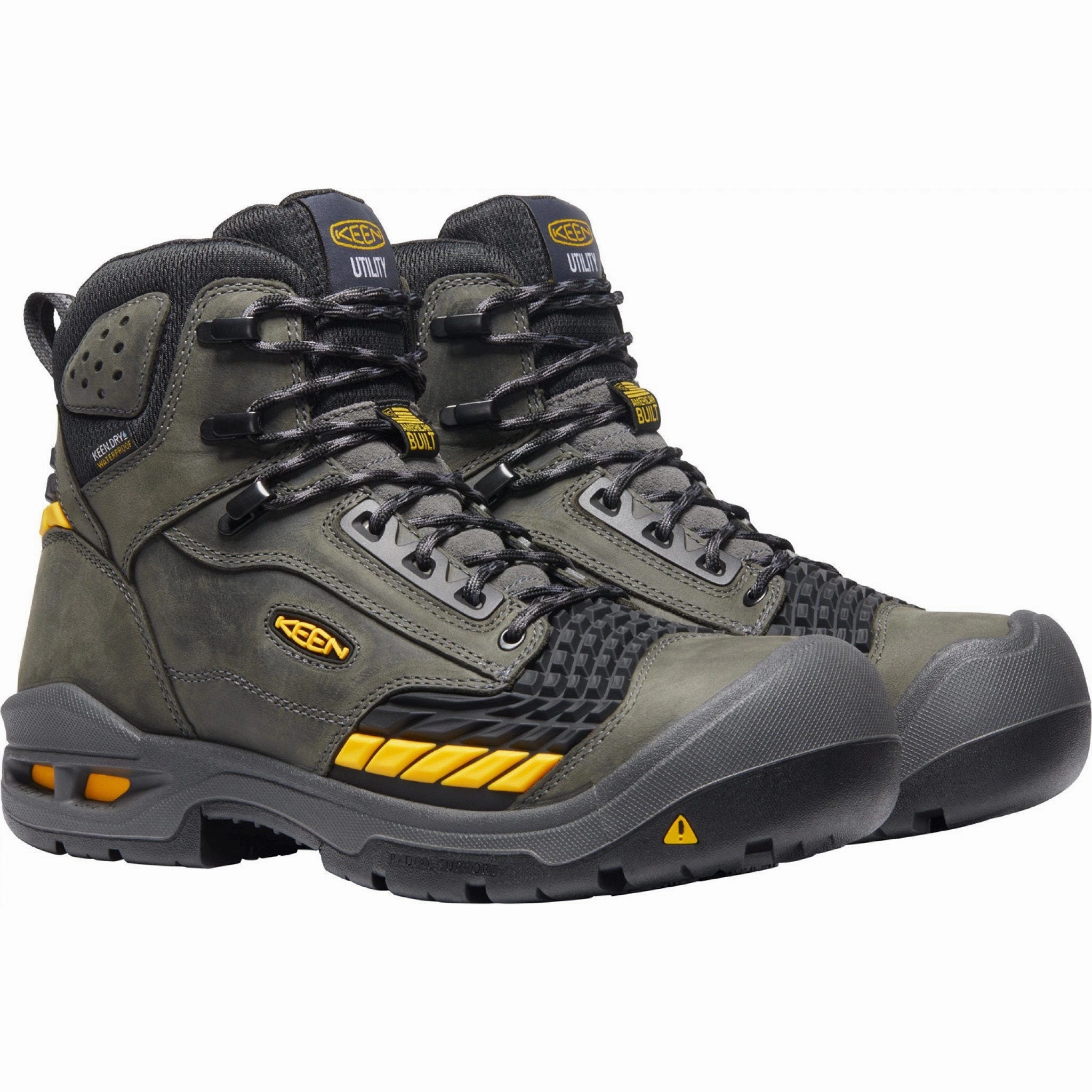 KEEN TROY 6" WATERPROOF CARBON-FIBER TOE MEN'S - FINAL SALE! Keen Work safety-focused work boots