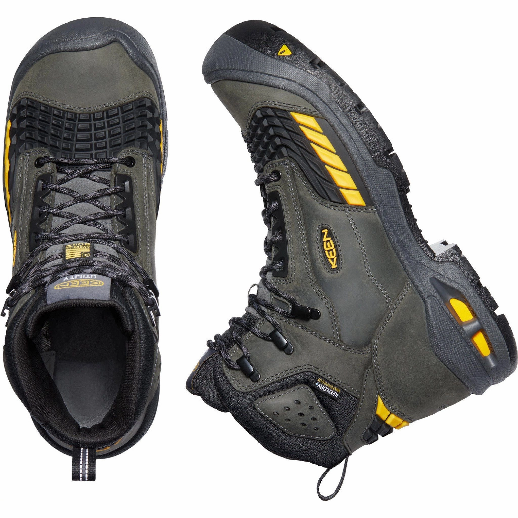 KEEN TROY 6" WATERPROOF CARBON-FIBER TOE MEN'S - FINAL SALE! Keen Work safety-focused work boots