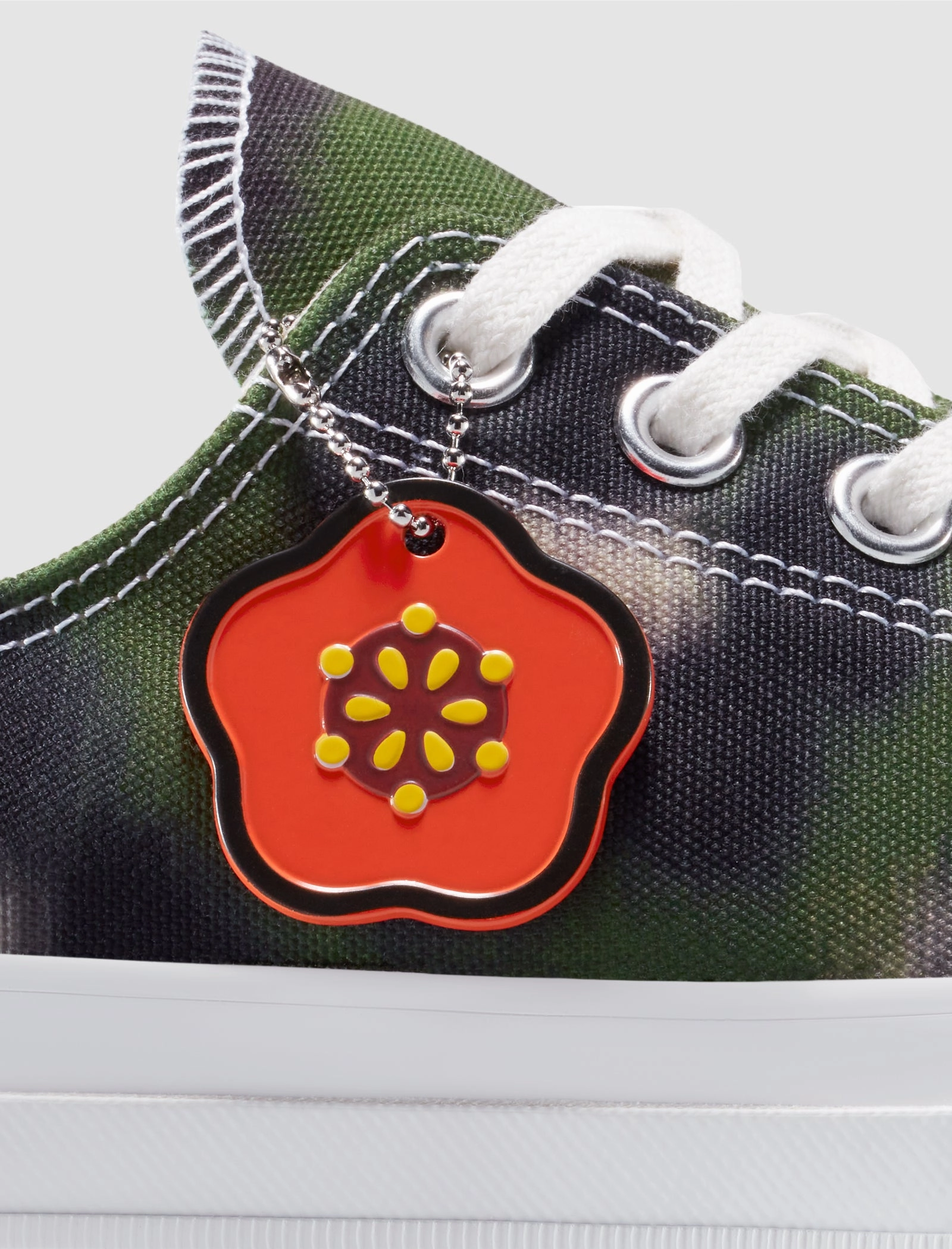 KENZO X CHUCK 70 OX "CYPRESS/BLACK/WHITE" Retro canvas shoes