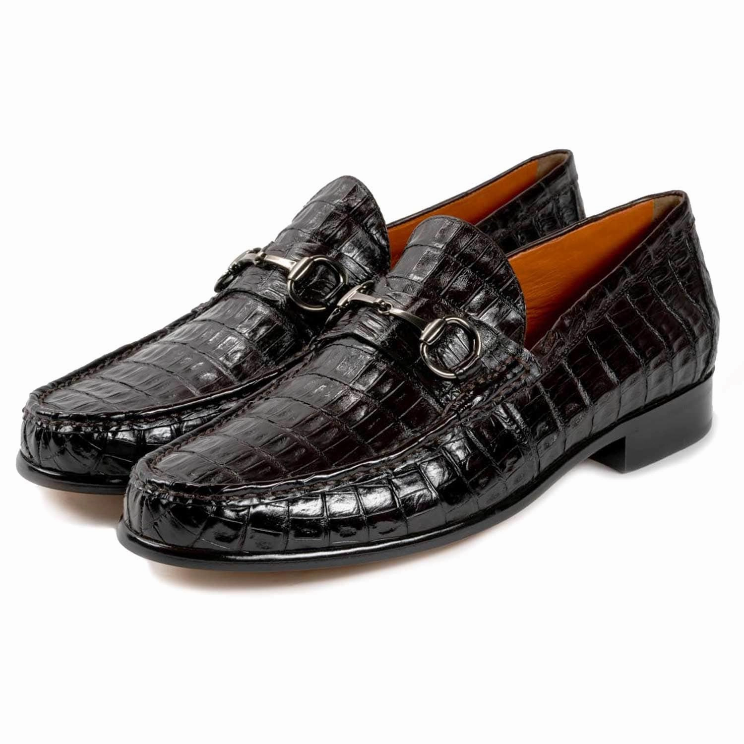 King Crocodile Bit Loafer Peter Huber luxury leather shoes
