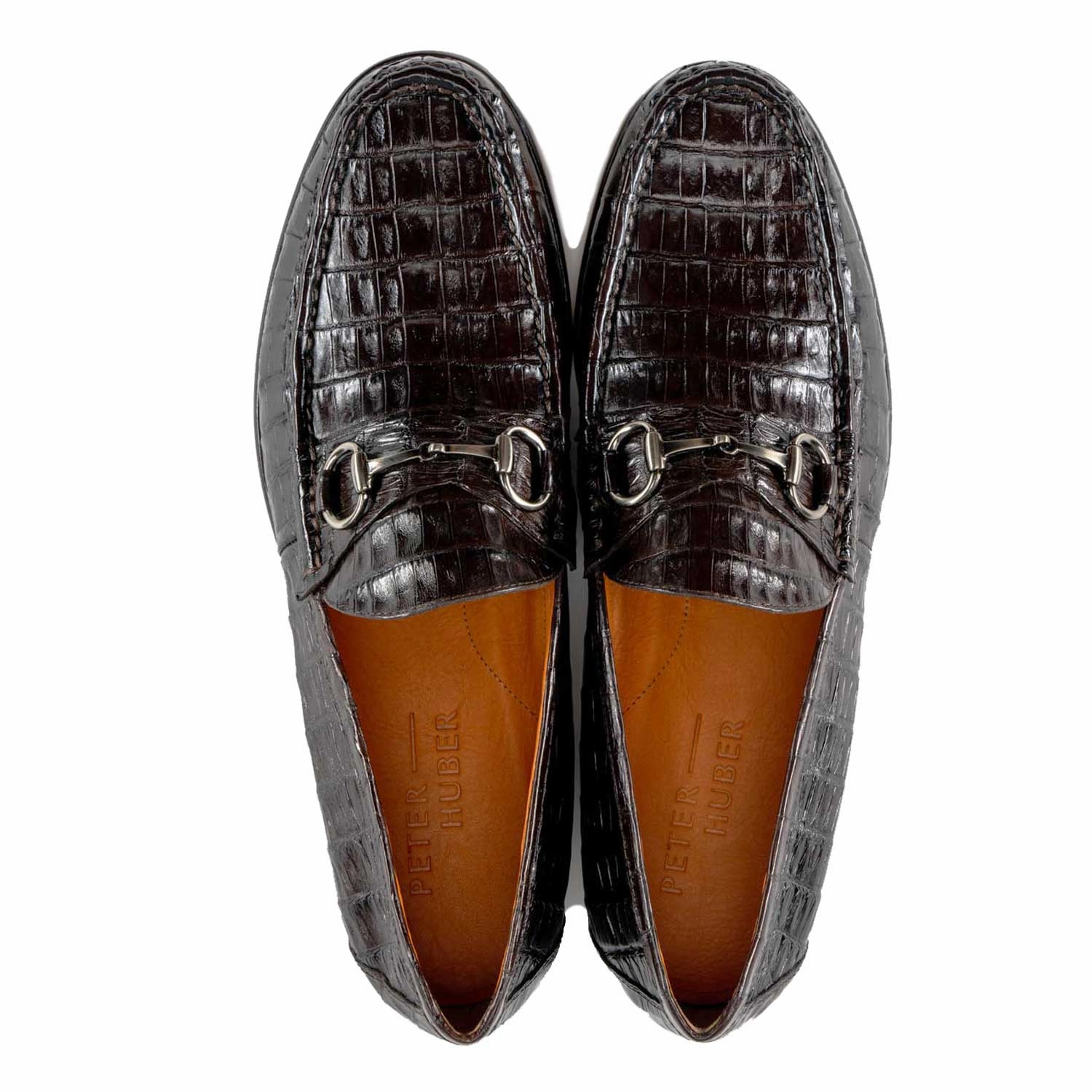 King Crocodile Bit Loafer Peter Huber luxury leather shoes
