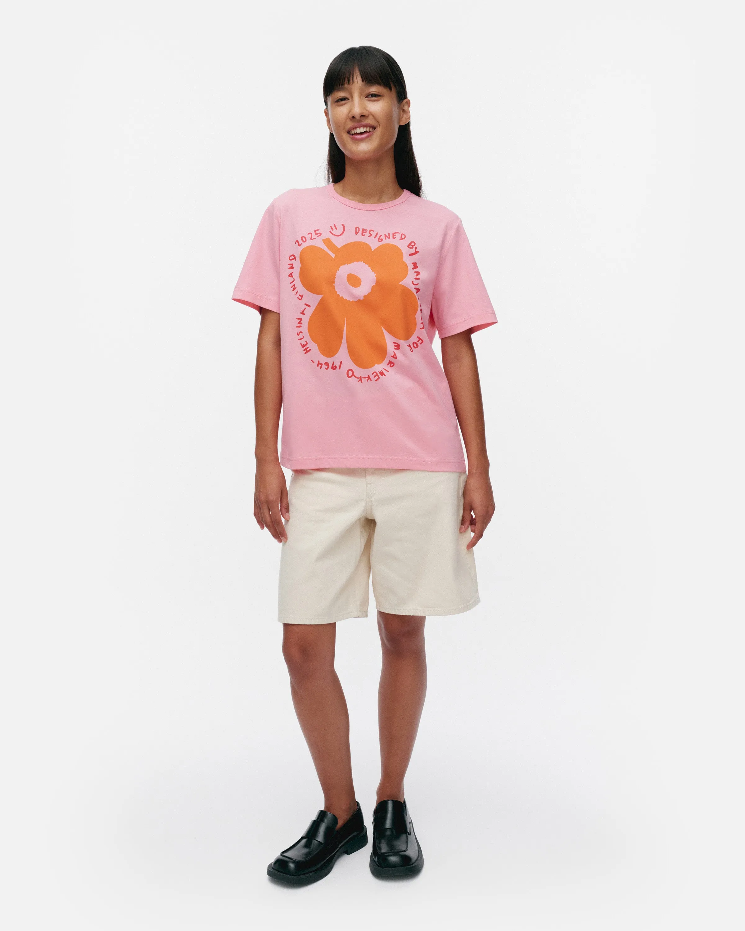 Kioski Erna Unikko Placement Short Sleeve Top 63cm Clothing_Marimekko