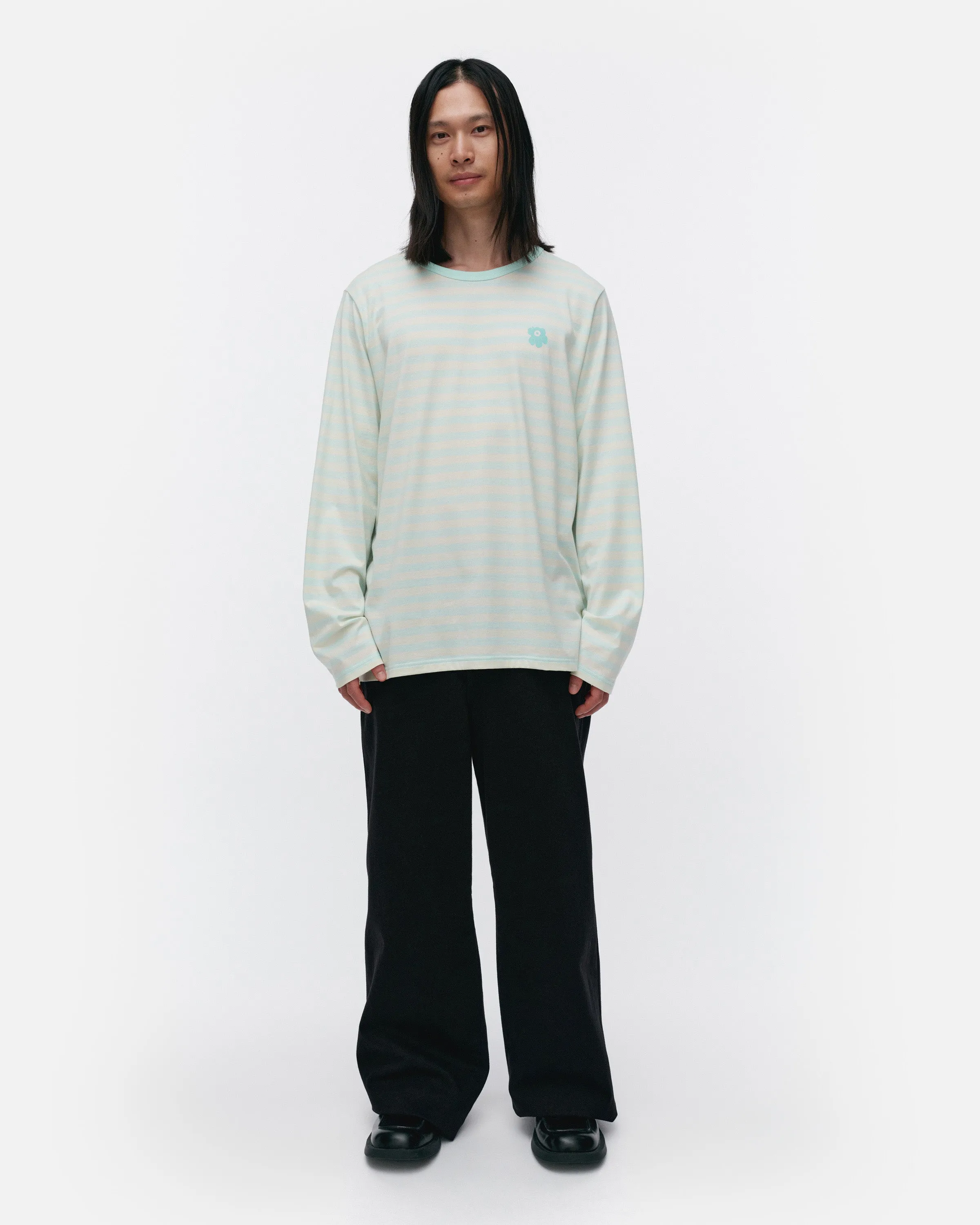 Kioski Tasaraita Long Sleeve Top 71cm Clothing_Marimekko