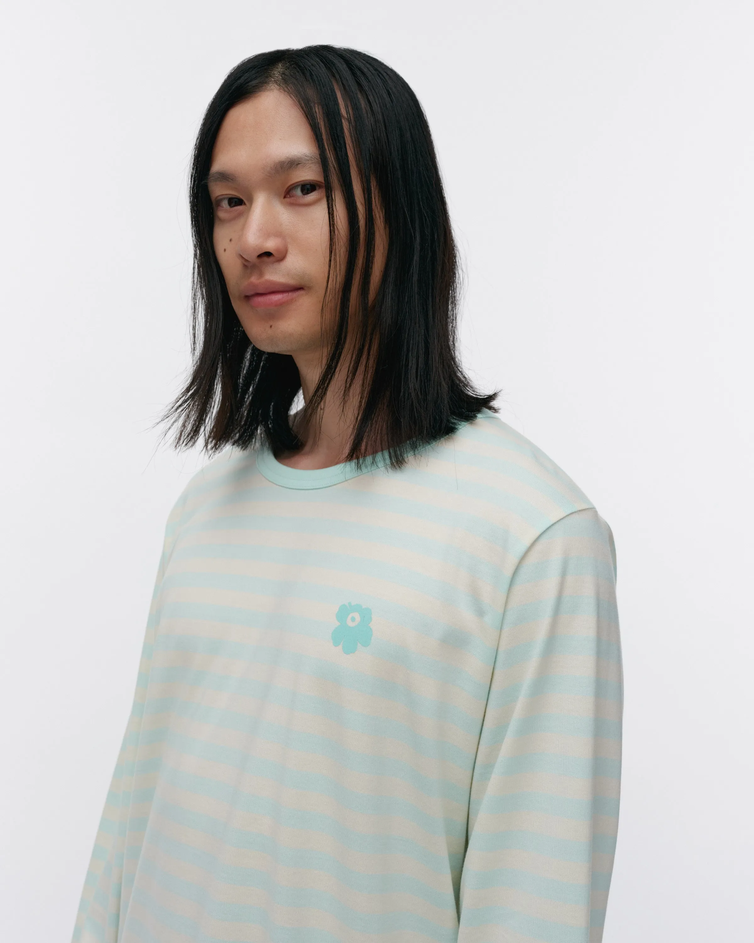 Kioski Tasaraita Long Sleeve Top 71cm Clothing_Marimekko