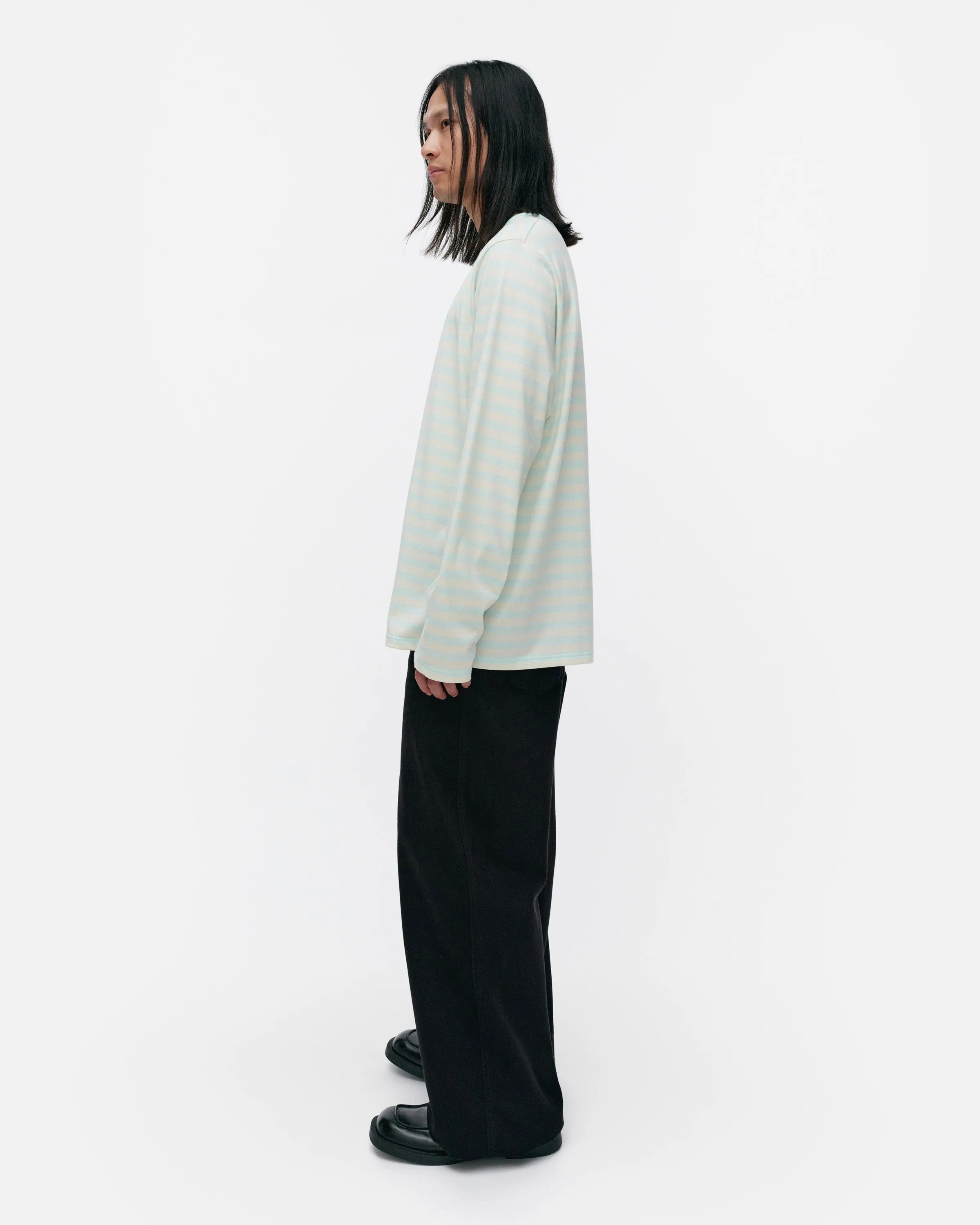 Kioski Tasaraita Long Sleeve Top 71cm Clothing_Marimekko