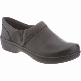 KLOGS MISSION BLACK SMOOTH MEDIUM AND WIDE Klogs cushioned clogs for nurses and chefs
