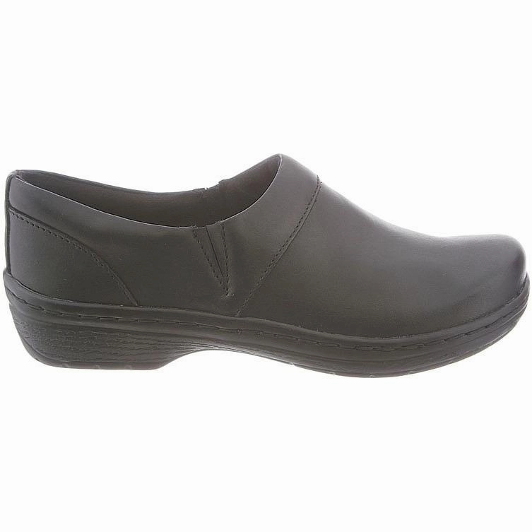 KLOGS MISSION BLACK SMOOTH MEDIUM AND WIDE Klogs comfortable work clogs