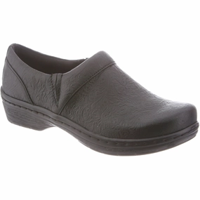 KLOGS MISSION BLACK TOOLED Klogs cushioned clogs for nurses and chefs
