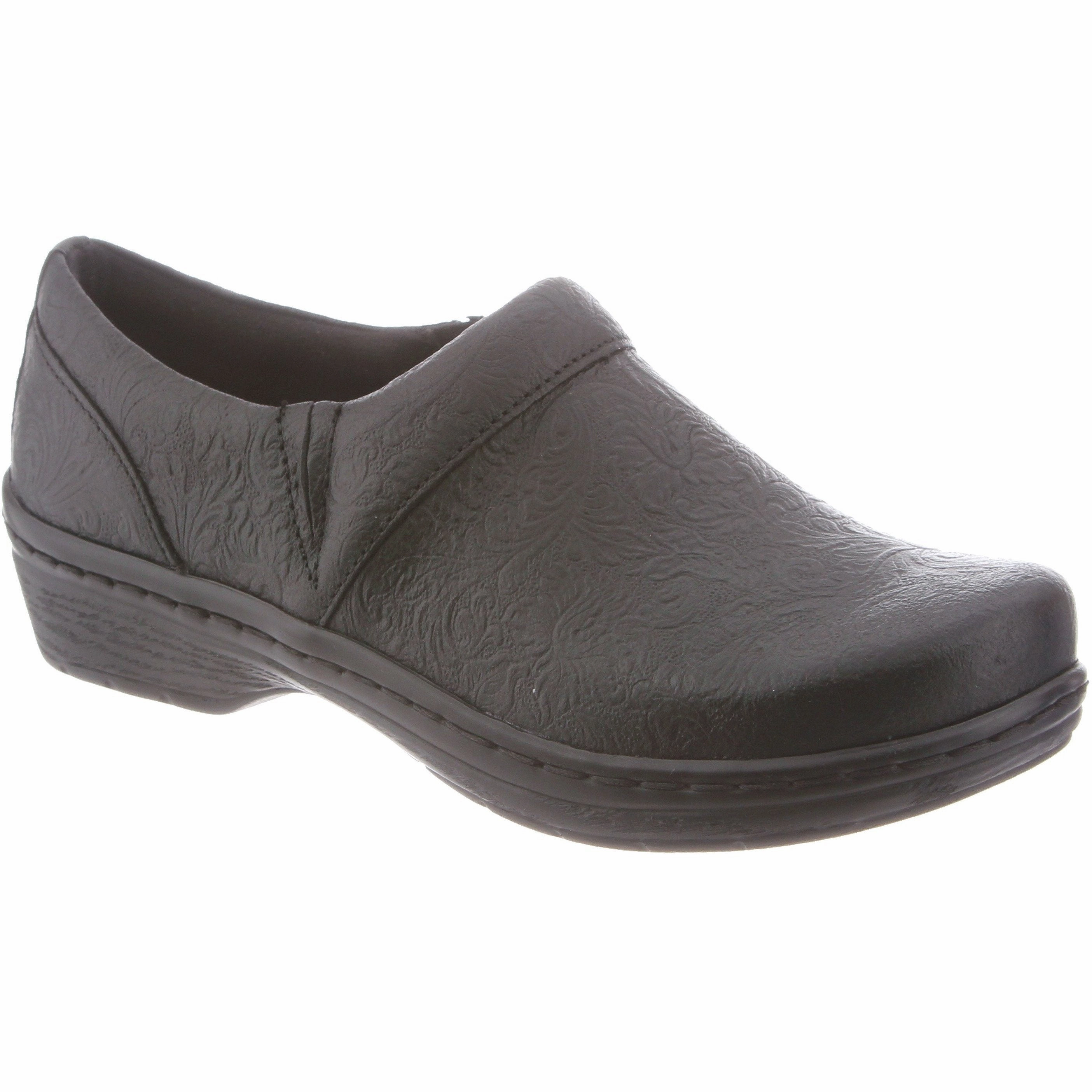 KLOGS MISSION BLACK TOOLED Klogs cushioned clogs for nurses and chefs