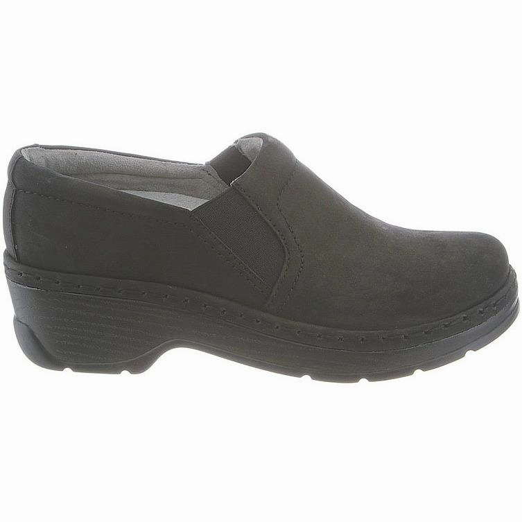 KLOGS NAPLES BLACK OILED MEDIUM AND WIDE Klogs comfortable work clogs
