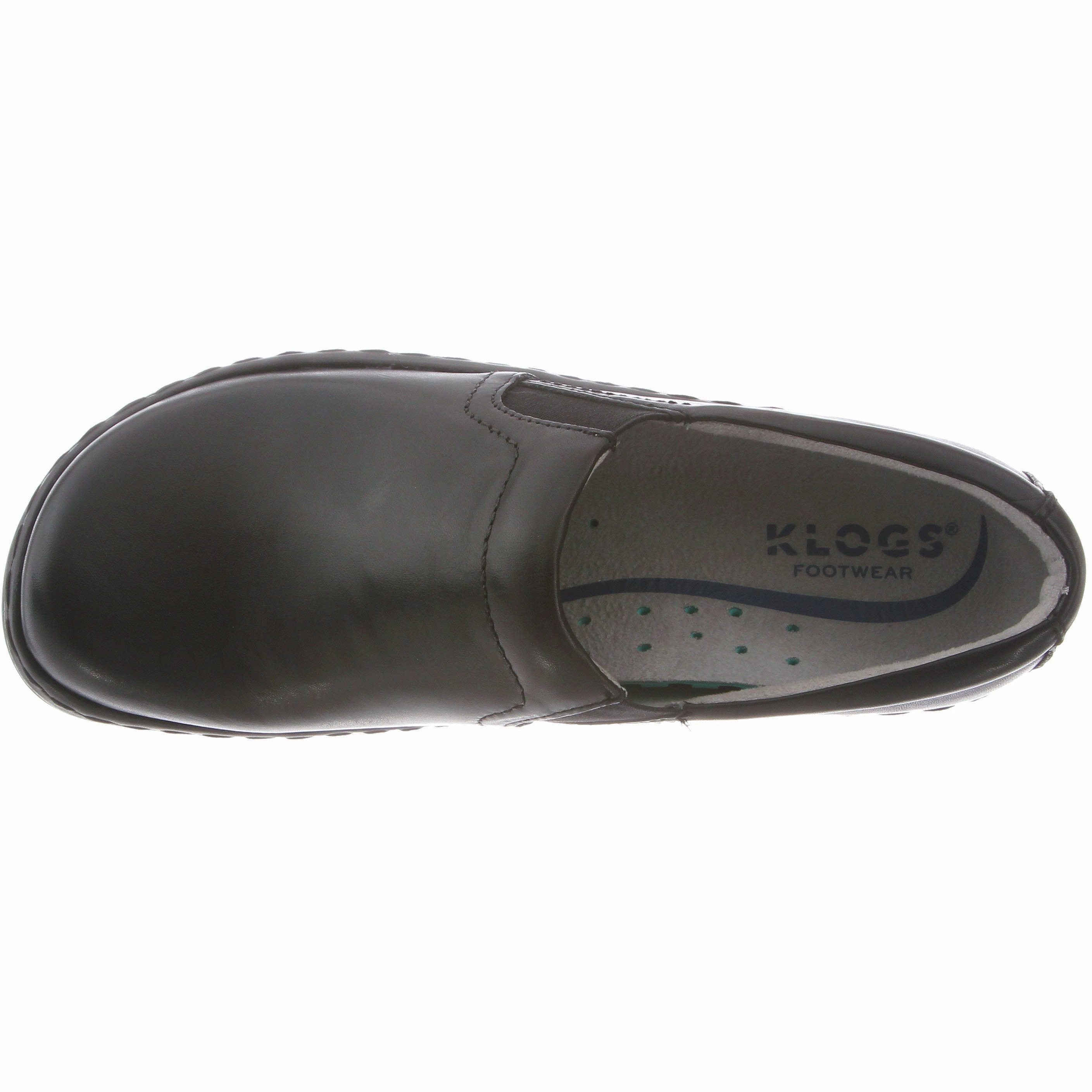 KLOGS NAPLES BLACK SMOOTH MEDIUM AND WIDE Klogs comfortable work clogs