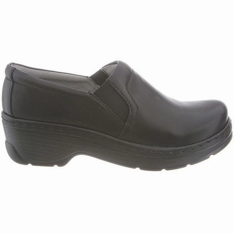 KLOGS NAPLES BLACK SMOOTH MEDIUM AND WIDE Klogs comfortable work clogs