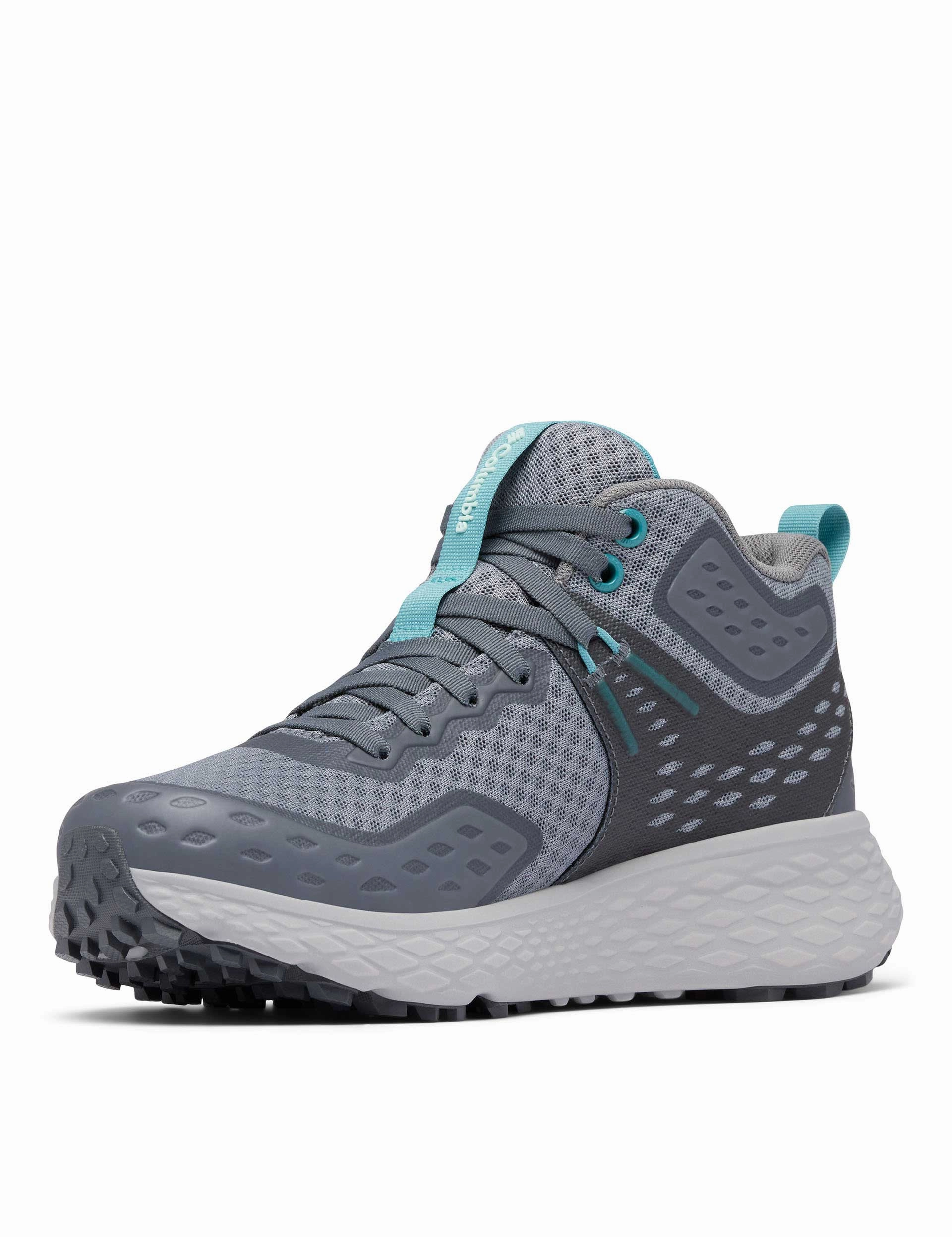 Konos TRS OutDry Mid Hiking Shoe - Ti Grey Steel/Teal Columbia outdoor performance shoes