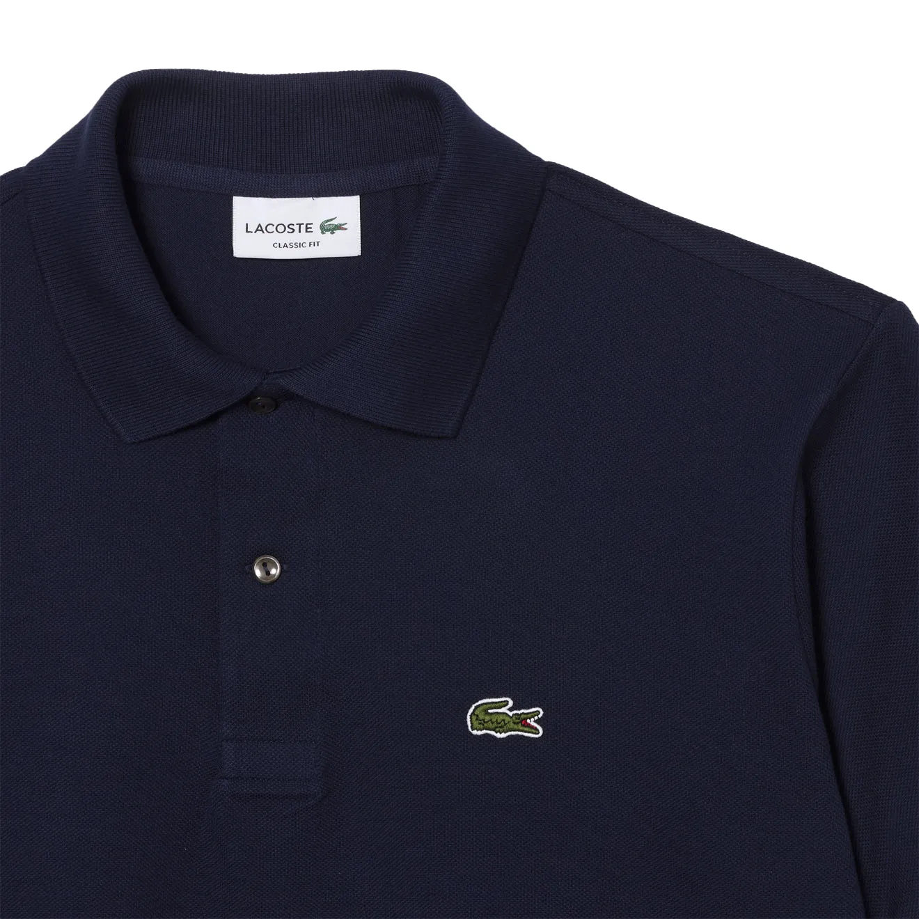 Lacoste Original L.12.12 Petit Pique Cotton Polo Shirt Midnight Blue Lacoste Clothing