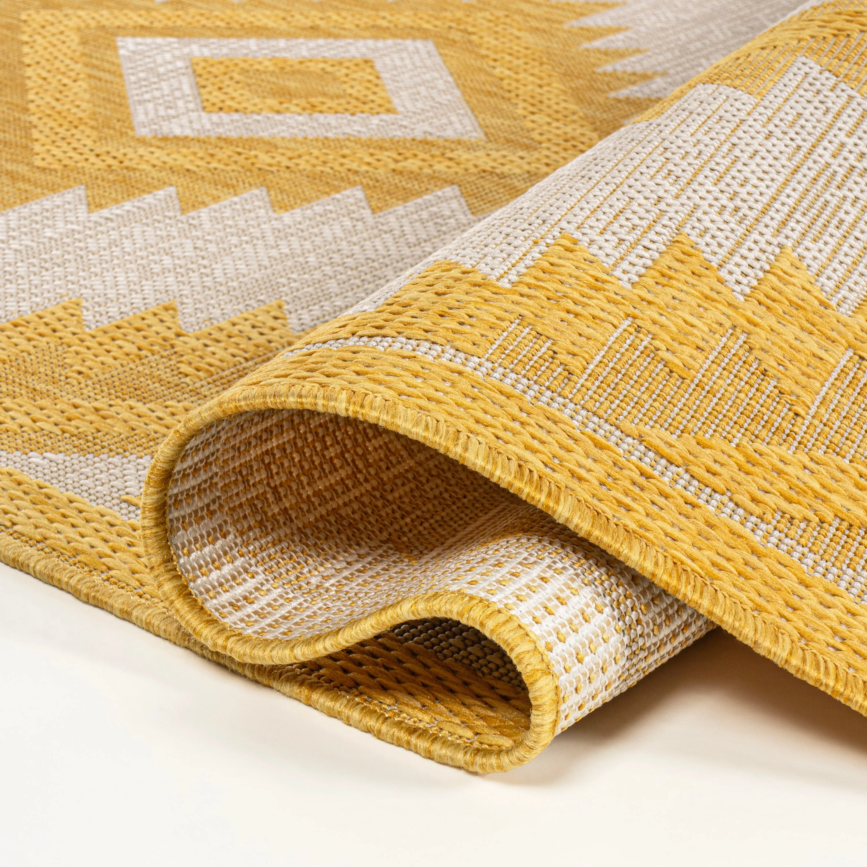 Lior Geometric Moroccan Diamond 2 ft. x 8 ft. Indoor/Outdoor Runner Rug Jonathan Y Home