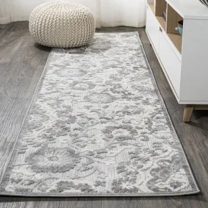 Lucena Modern Medallion High-Low Indoor/Outdoor Area Rug Jonathan Y Home