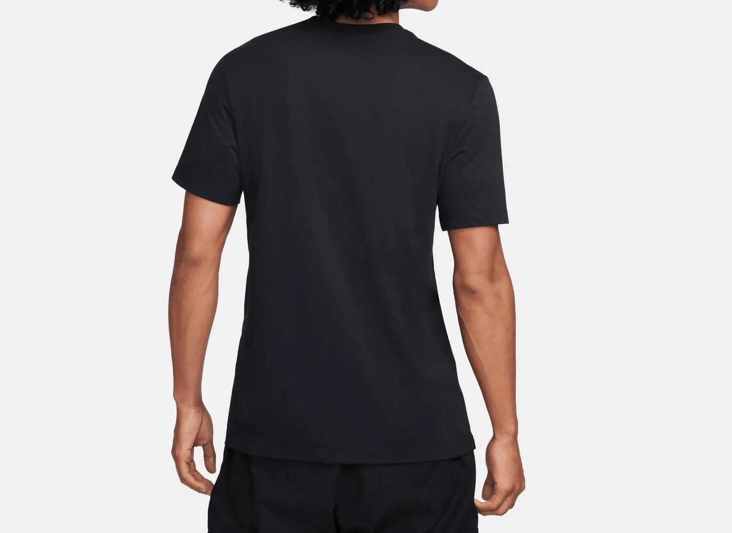 Men's Checkered Flag T-Shirt In Black