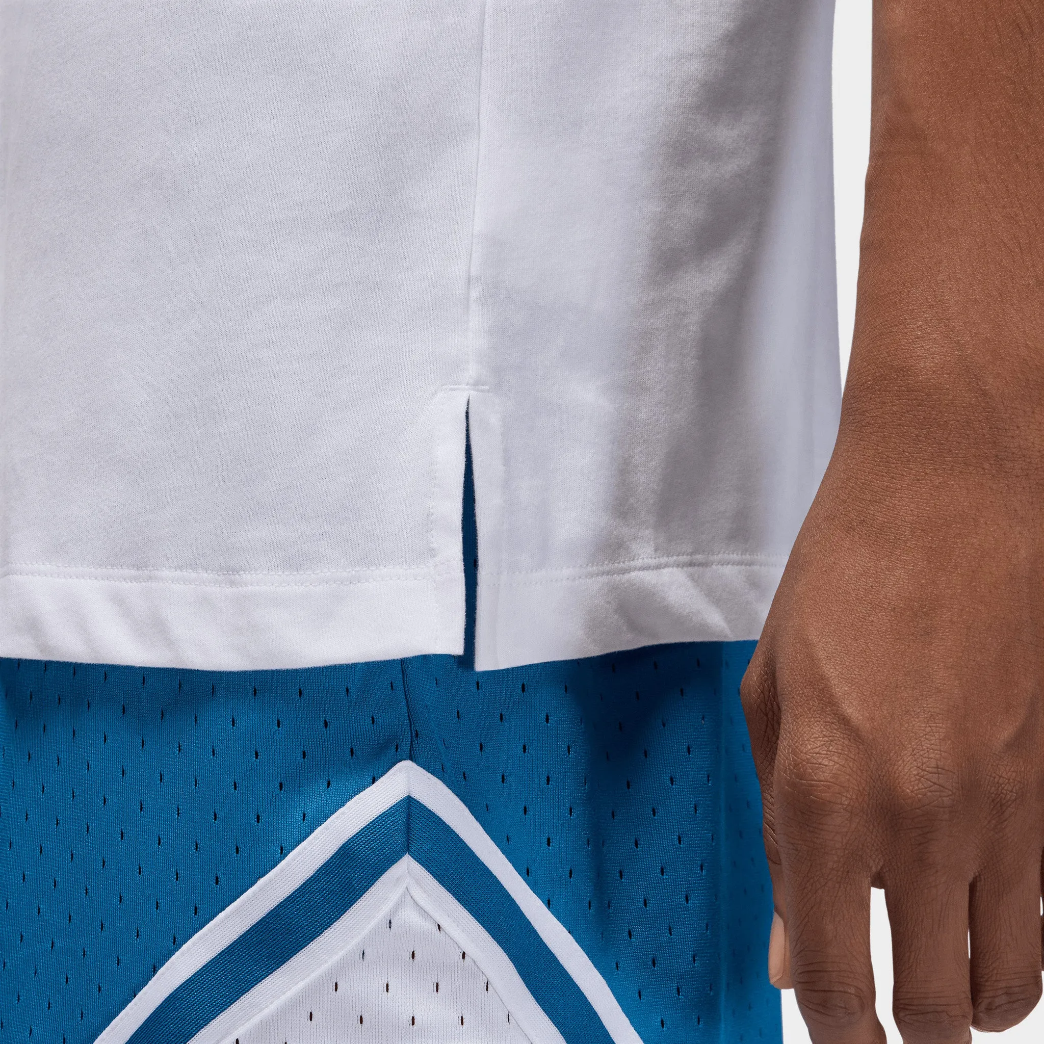 Mens Jordan Jordan Sport Dri-FIT Sleeveless T-Shirt White / Black