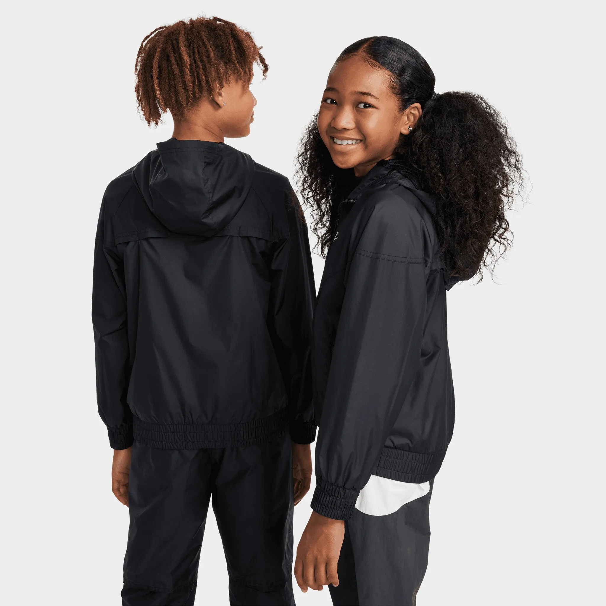 Mens Nike Nike Sportswear Juniors' Windrunner Jacket / Black