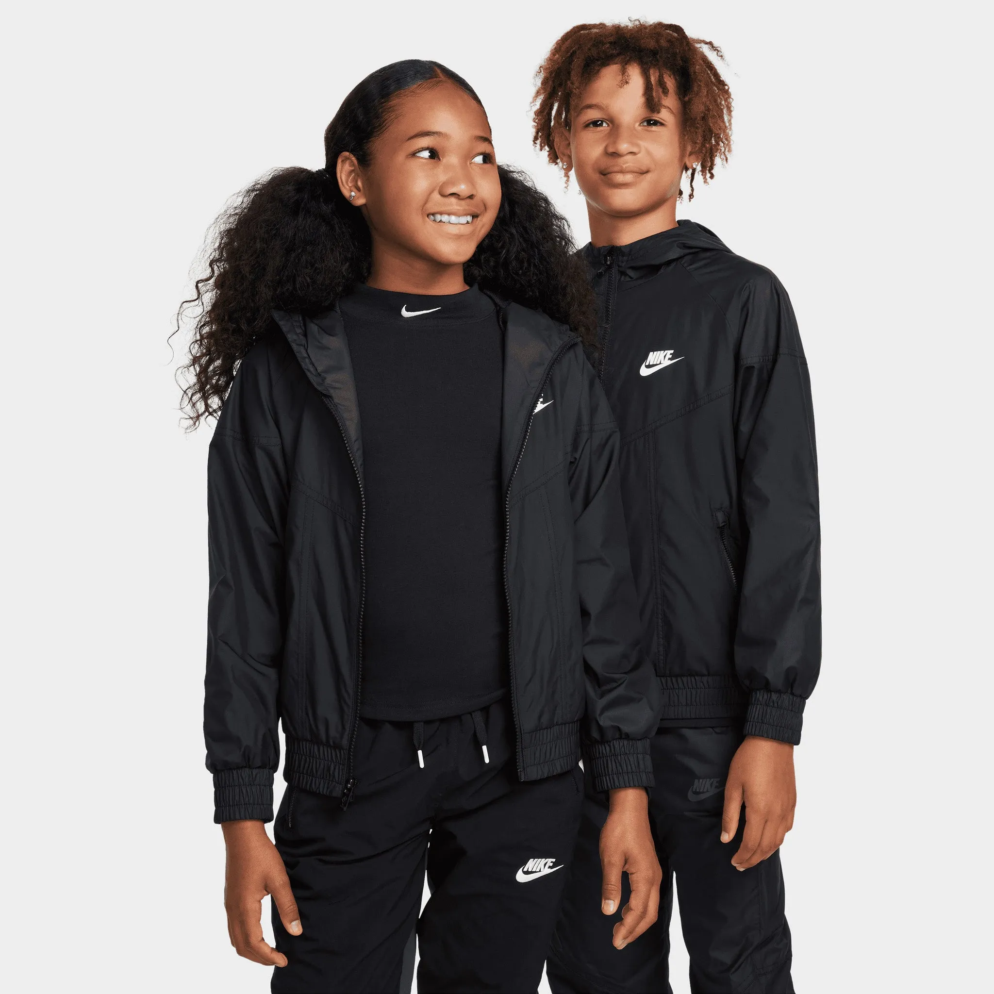 Mens Nike Nike Sportswear Juniors' Windrunner Jacket / Black