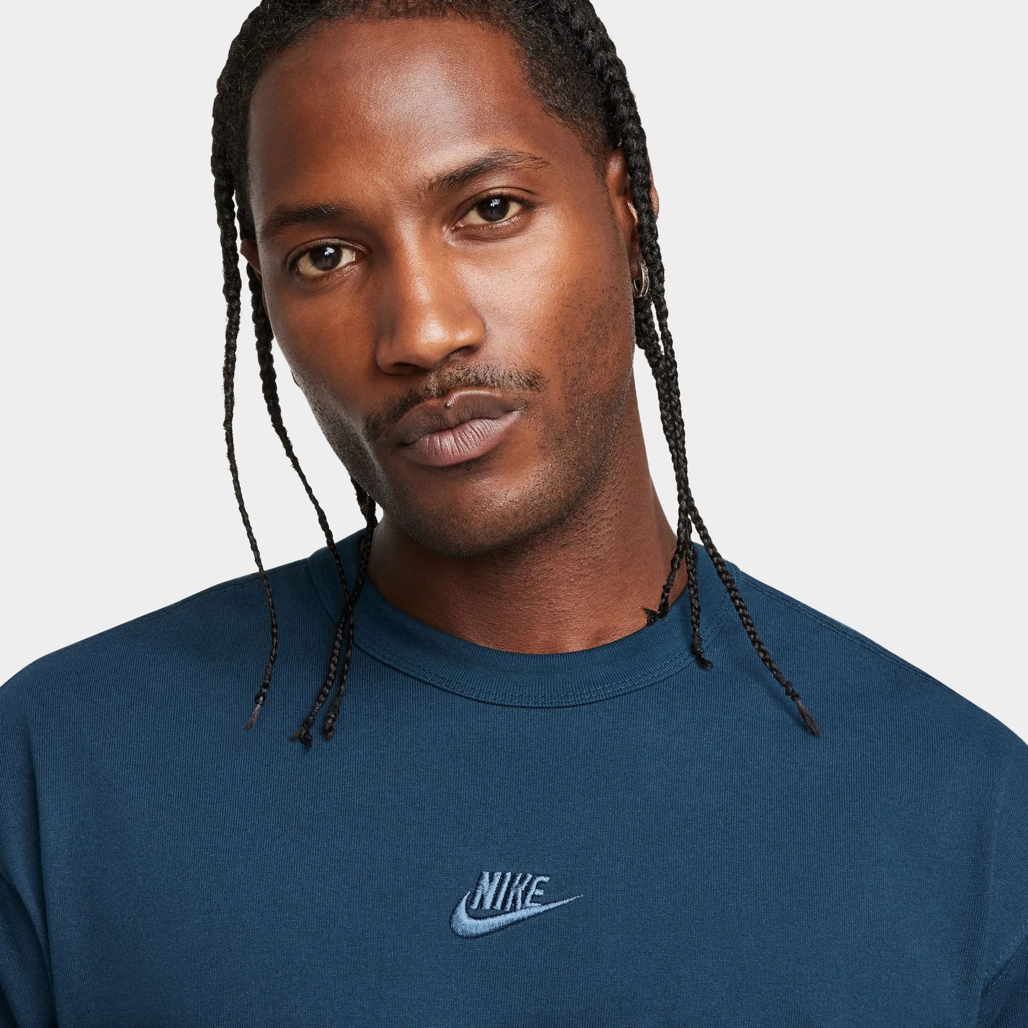 Mens Nike Nike Sportswear Premium Essentials T-Shirt / Armory Navy
