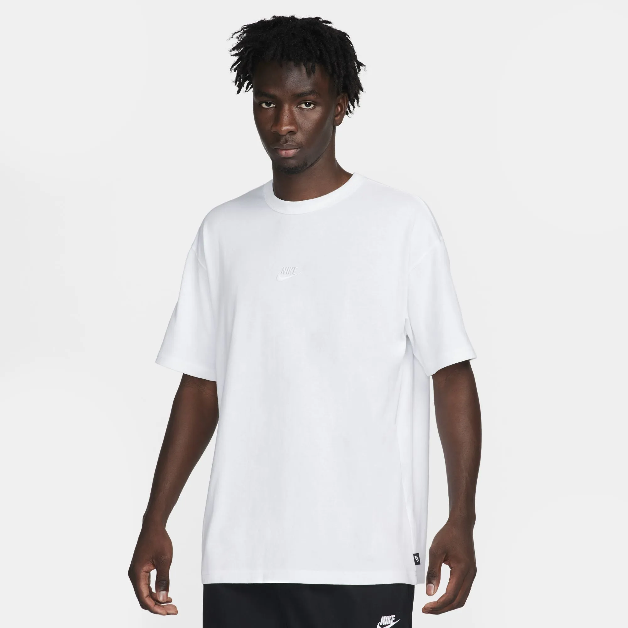 Mens Nike Nike Sportswear Premium Essentials T-Shirt White / White