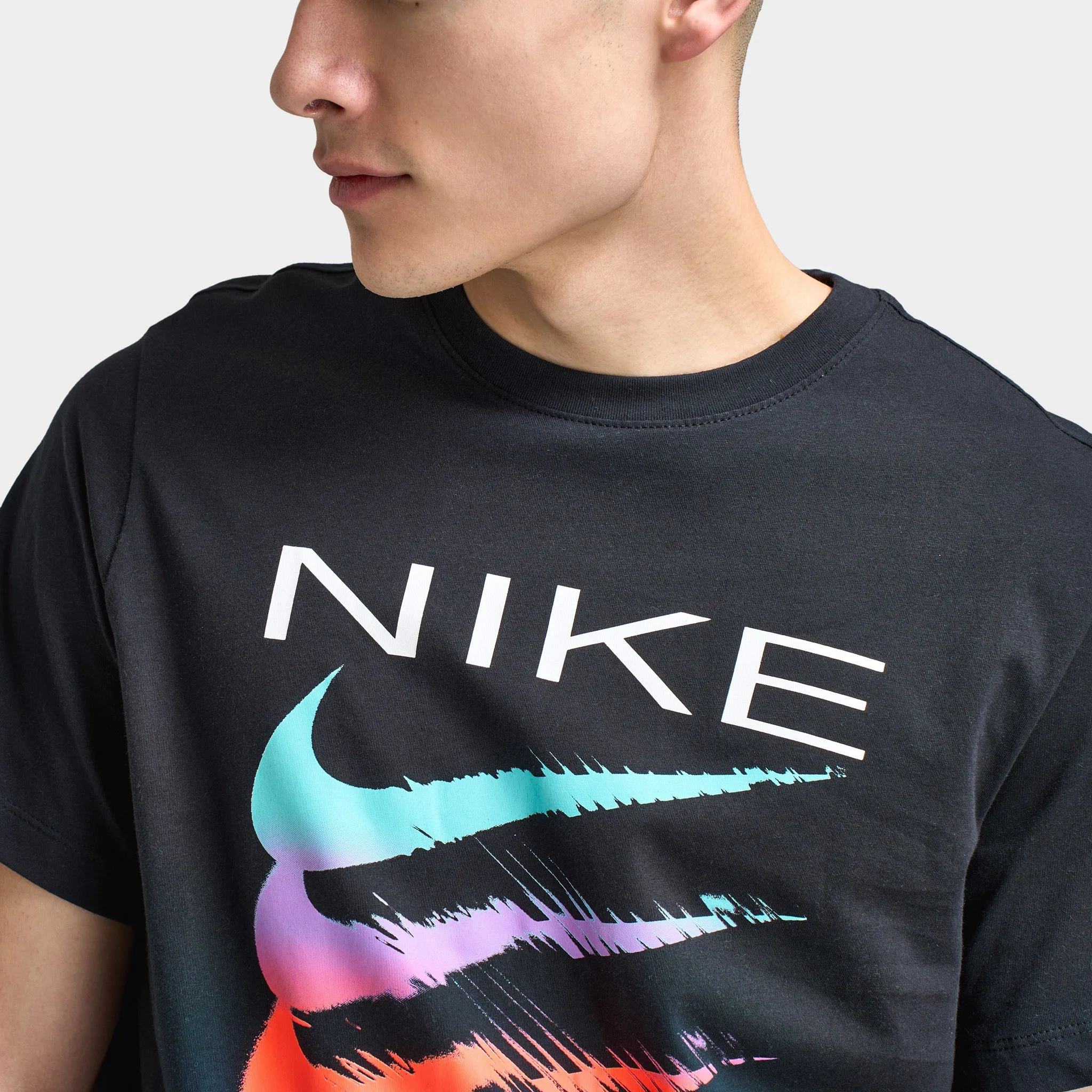 Mens Nike Nike Sportswear Swoosh T-shirt / Black
