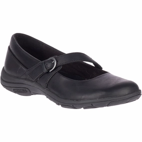 MERRELL DASSIE ERIN MJ LEATHER BLACK - FINAL SALE! Merrell rugged trail running shoes
