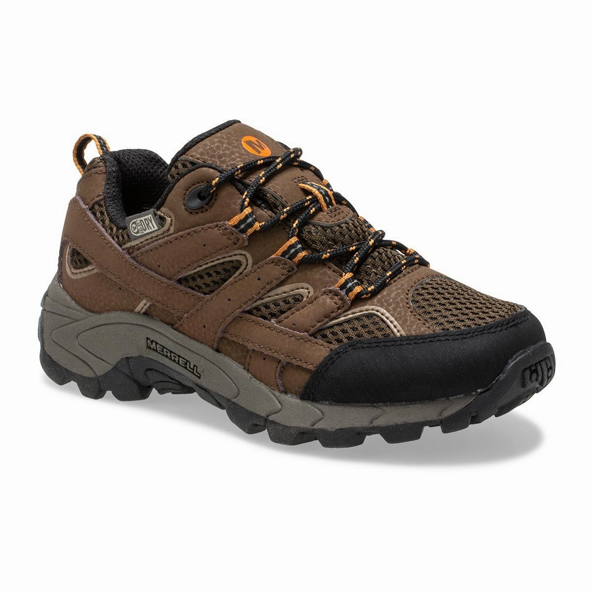 MERRELL MOAB 2 WATERPROOF KIDS' MEDIUM AND WIDE - FINAL SALE! Merrell durable trail shoes