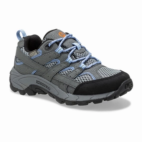 MERRELL MOAB 2 WATERPROOF KIDS' MEDIUM AND WIDE - FINAL SALE! Merrell rugged trail running shoes