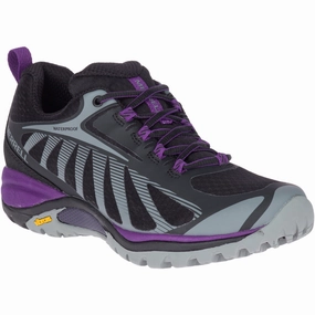 MERRELL SIREN EDGE 3 WOMEN'S BLACK/ACAI Merrell rugged trail running shoes