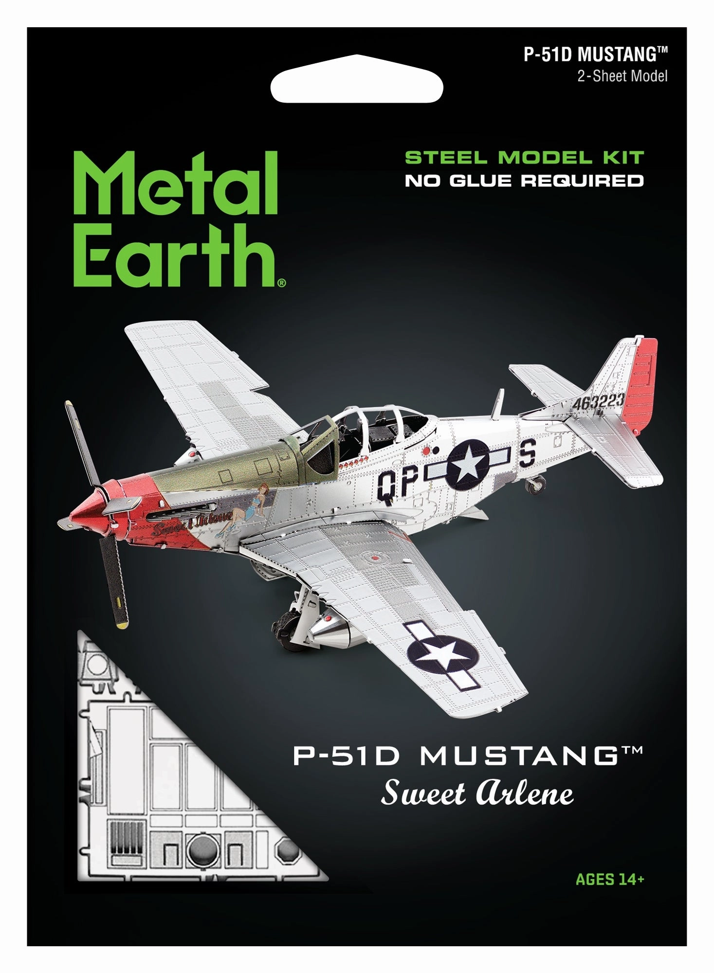 Metal Earth - P-51D Mustang Sweet Arlene