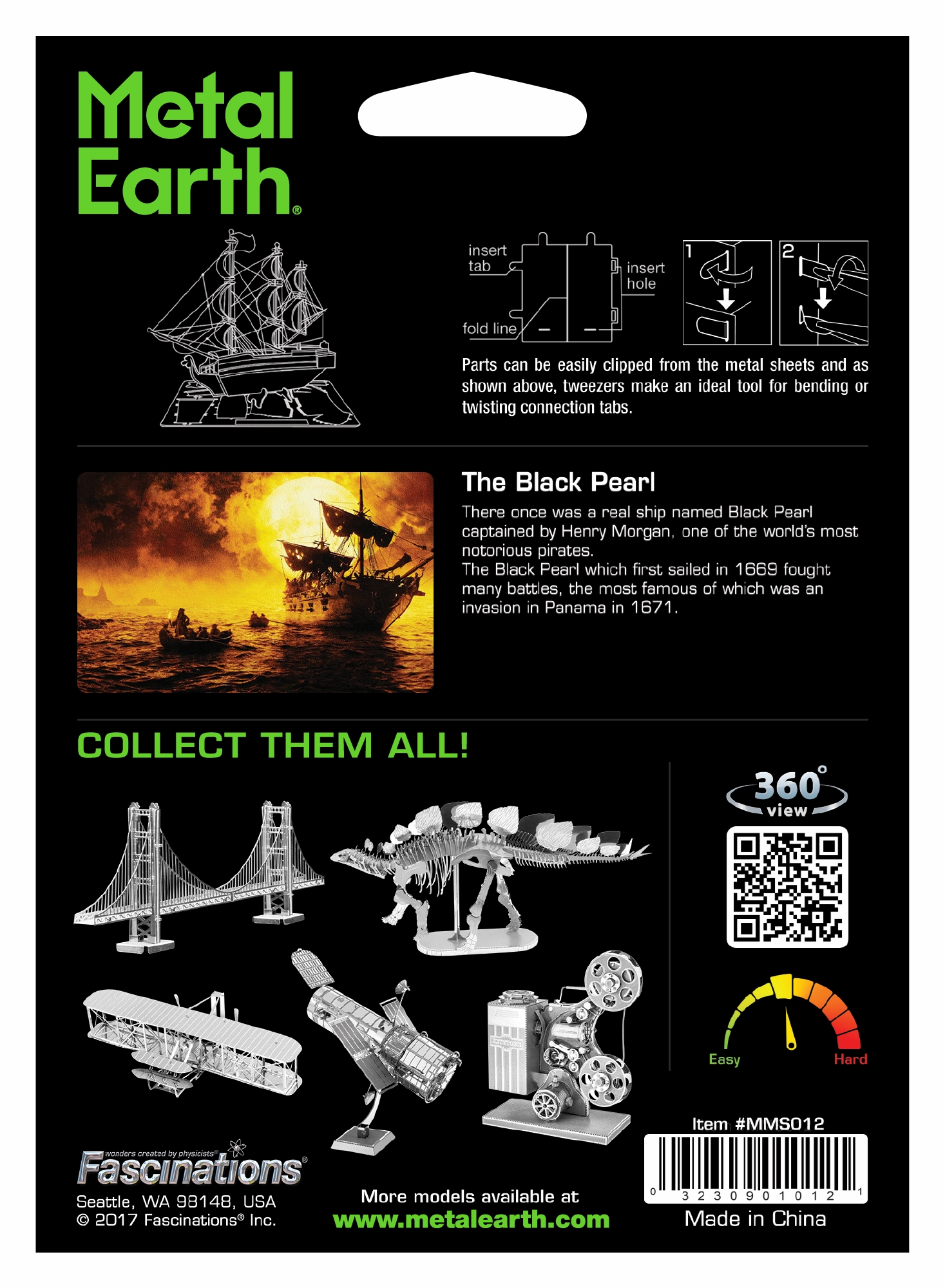Metal Earth - The Black Pearl