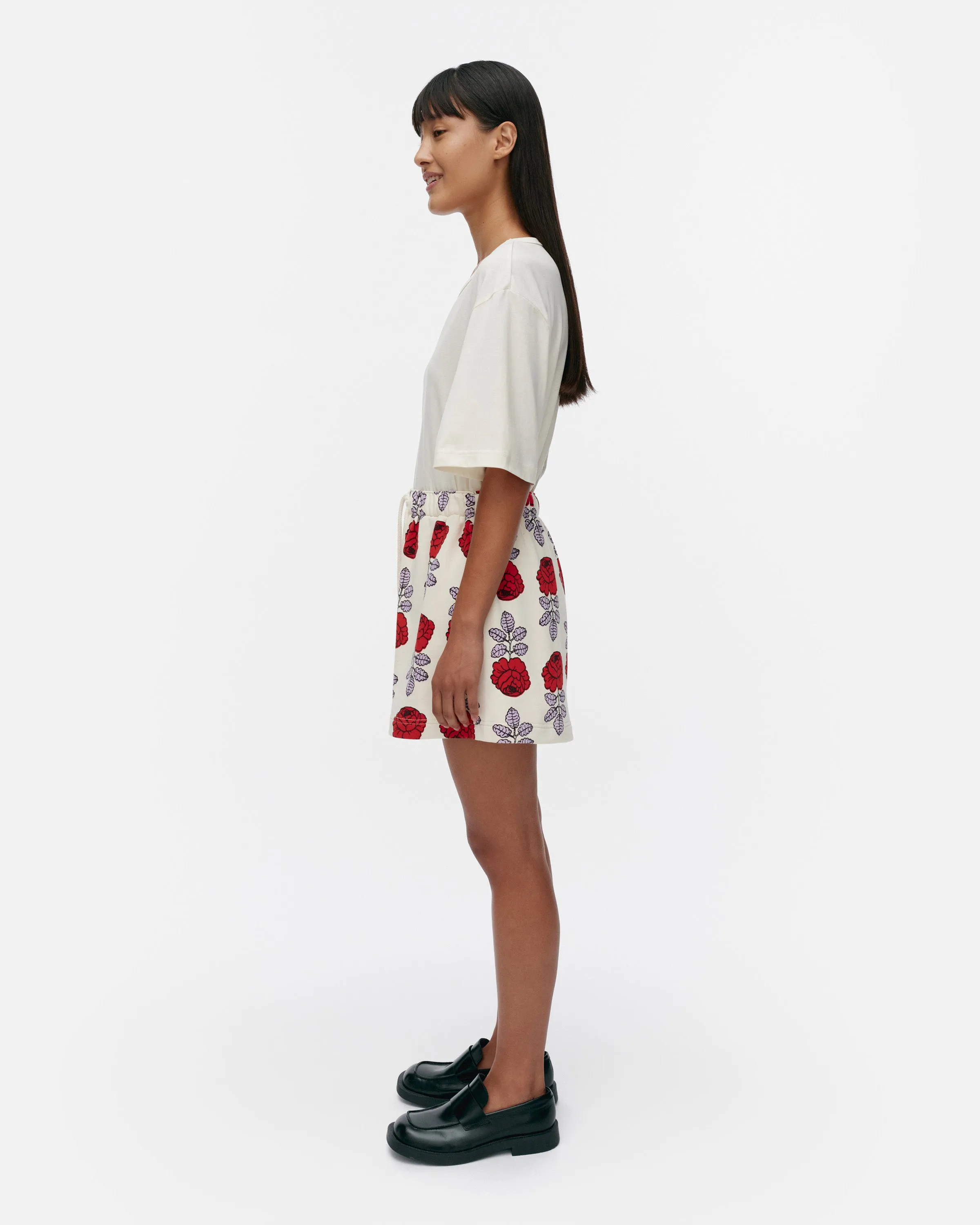 Miksaus Vihkiruusu Kioski Shorts Clothing_Marimekko