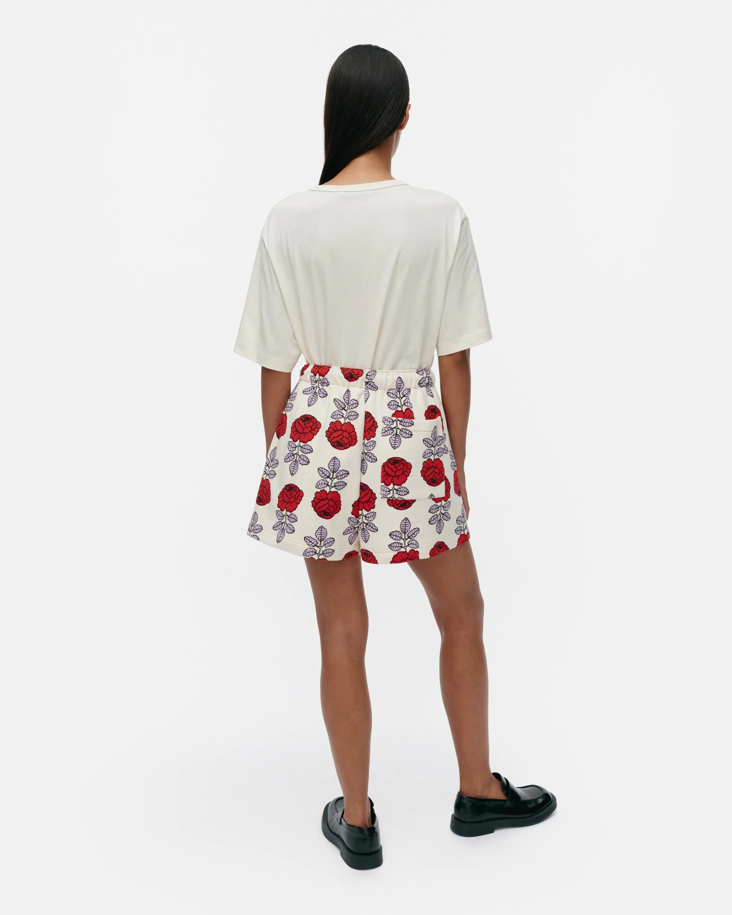 Miksaus Vihkiruusu Kioski Shorts Clothing_Marimekko