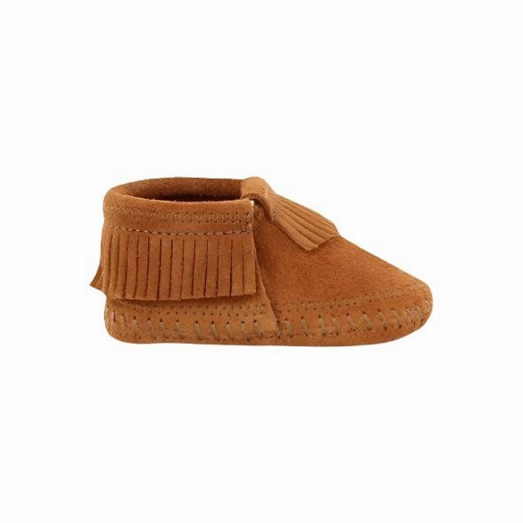 MINNETONKA RILEY BABY BOOTIE - FINAL SALE! Minnetonka classic moccasins